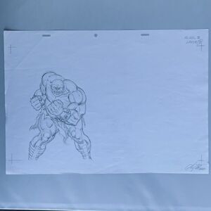 Original Art by Al Rio for DC Comics Licensing 11.75x16.5 on Paper BAD GUY L-3